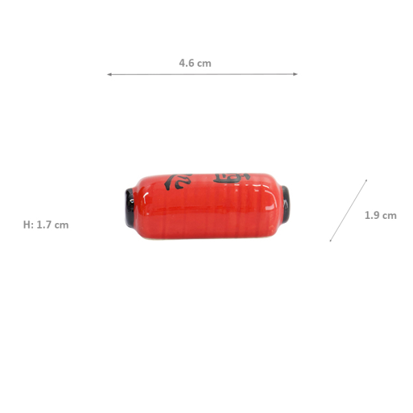 TDS, Kawaii Chopstick Rest, Lantern Sakedokoro, 1.9x4.6x1.7cm, Item No. 33691