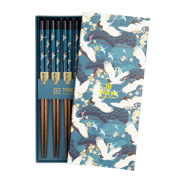 Black Twist Chopstick Set at g-HoReCa