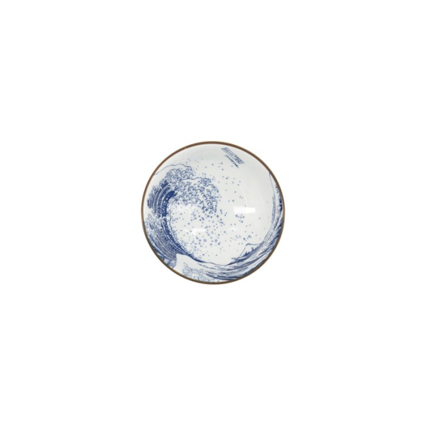 Rice Bowl Hokusai White/Blue, Porcelain, Ø 11.8 × 5.5 cm, 300 ml, Item No. 33730