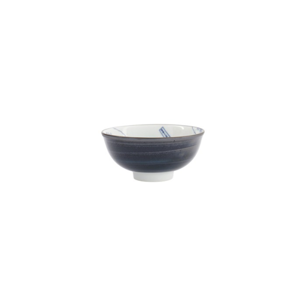 Rice Bowl Hokusai White/Blue, Porcelain, Ø 11.8 × 5.5 cm, 300 ml, Item No. 33730