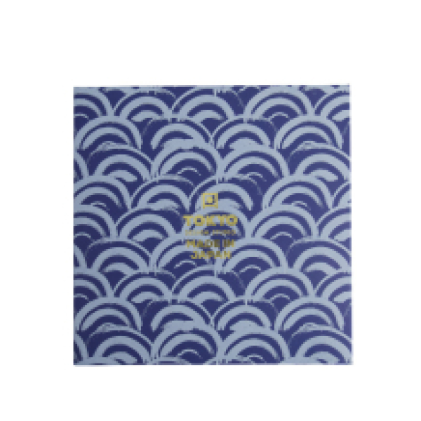 TDS, Ramen Bowl Giftset, Natsu,  6 Pcs, Blue/White, Ø 21x7.8cm 1000ml, Item No. 33781