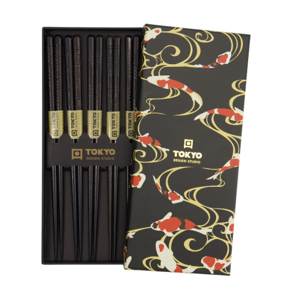 TDS, Chopstick Set, Carp, 5 pair, Item No. 33832