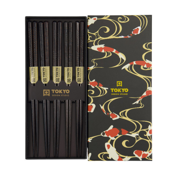 TDS, Chopstick Set, Carp, 5 pair, Item No. 33832