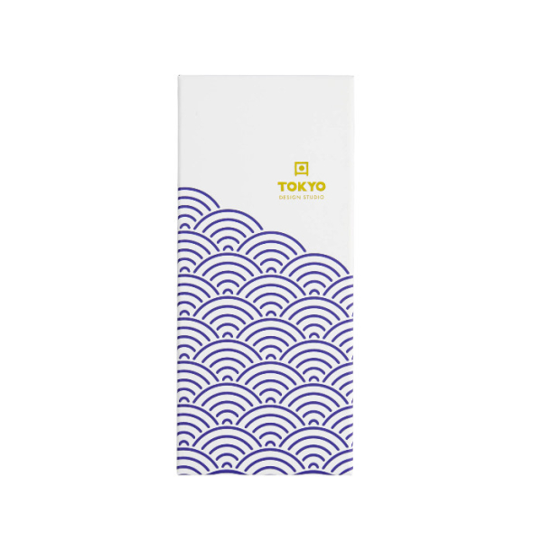 TDS, Chopstick Set, Blue Wave, 5 pair, Item No. 33863