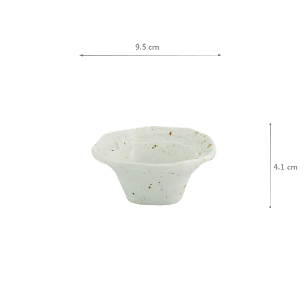 TDS, Saucenschale, Teppun Konahiki, Weiß, Ø 9,5x4,1cm- Art Nr. 33969