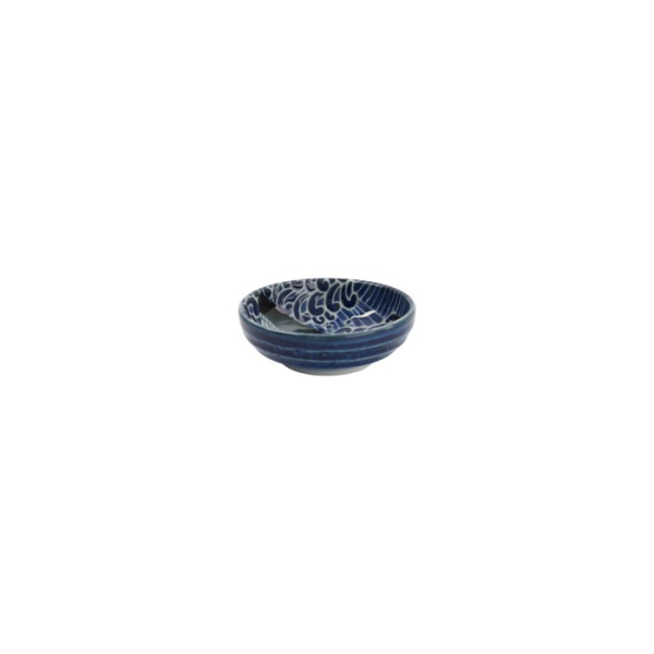 Sauce Bowl Kawaii Whale Blue, Porcelain, Ø 9.5 × 3 cm, Item No. 34010