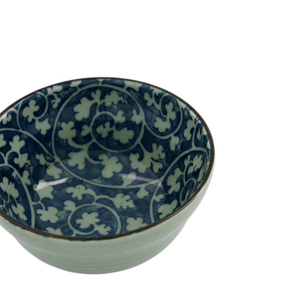 TDS, Mashiko Bowl, Takokarakusa, Ø 9.5 x 4.5 cm - Item No. 34023