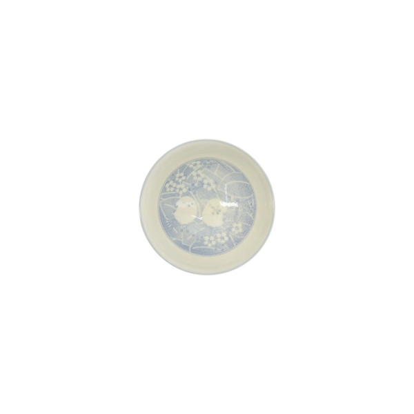 Rice Bowl Kawaii Bird Grey, Porcelain, Ø 11.5 × 6.2 cm, 300 ml, Item No. 34034