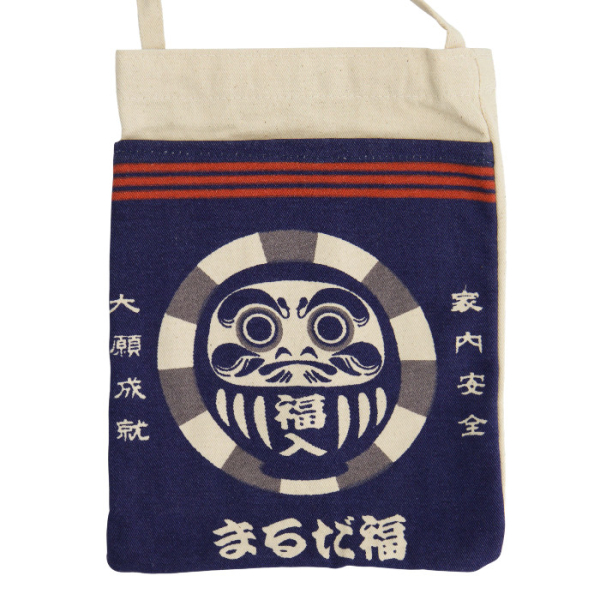 TDS, Kawaii Crossbody Bag, Daruma, 24 x 17.5 cm, Item No. 34173
