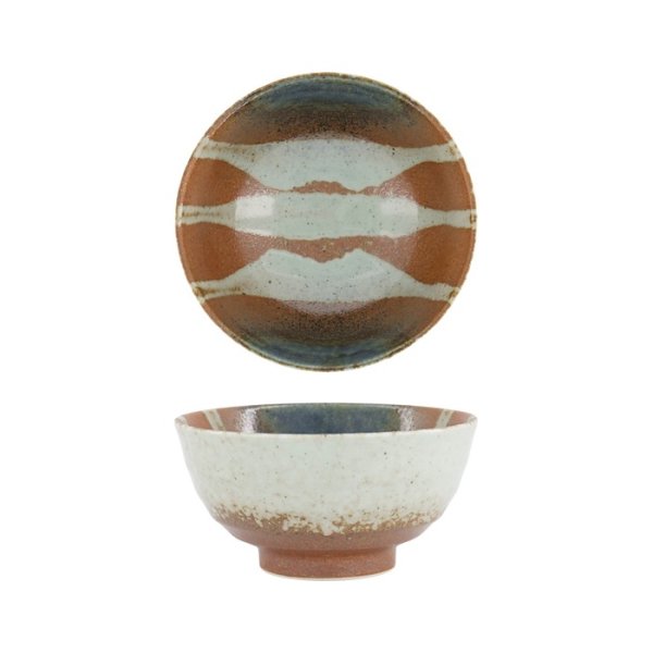 TDS, Suisho Tayo Bowl, Aka-cha, Ø17x9cm 900ml, Brown, Item No. 34254