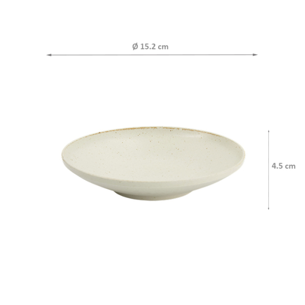 TDS, Bowl, White, Ø 12.9 x 7cm, Item No. 34290