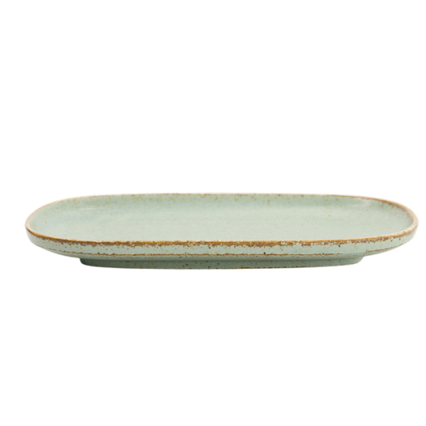 TDS, Ovaler Teller, Minto Green, 24x16x2cm, Art Nr. 34295
