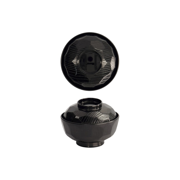 Tokyo Design Studio Schale mit Deckel ABS Lacquerware, Ø 12 × 9,5 cm, 300 ml