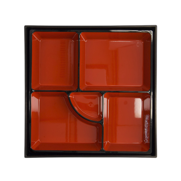 TDS, Bentobox, ABS Lacquerware, 25.5x25.5cm, Art.-Nr. 4193