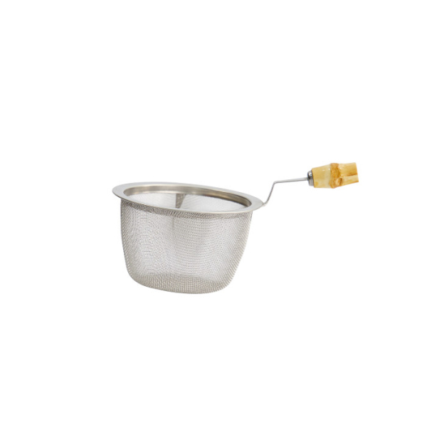 TDS, Japanisches Tea & Tea Kanister Sieb, 7 cm, mit Holzgriff, 0.3 Ltr., Art.-Nr. 4889