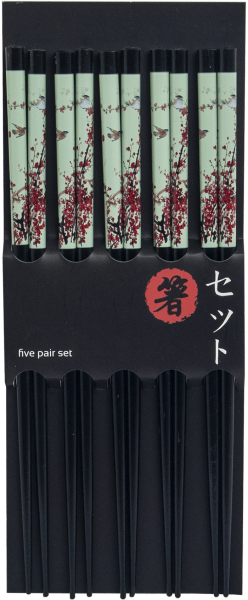 5 Paar Essstäbchen EDO Japan bei g-HoReCa 