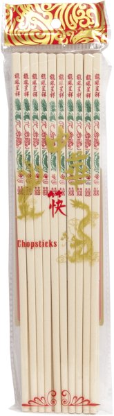 10 Paare Melamine Essstäbchen Drache und Phönix EDO Japan bei g-HoReCa 