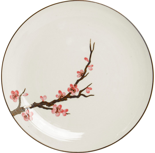 Plate Sakura Ø 25 cm | H2,5 cm Edo Japan at g-HoReCa 