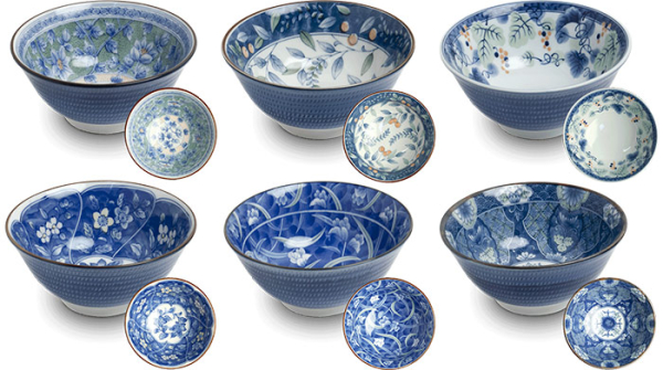 Bowls Flower pattern EDO Japan at g-HoReCa (picture 1 of 8)