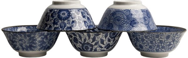 Bowls Flower pattern EDO Japan at g-HoReCa (picture 2 of 17)