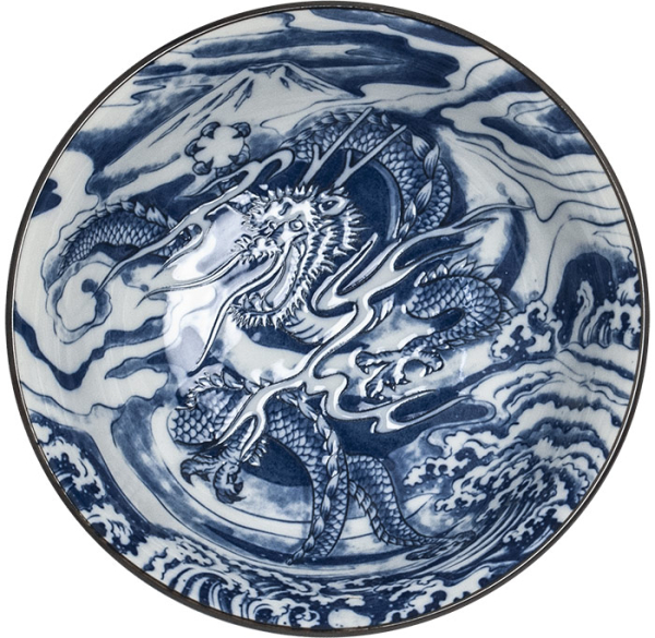 Bowl Blue Dragon Ø 20,5 cm | H8 cm, Item No. 6041098