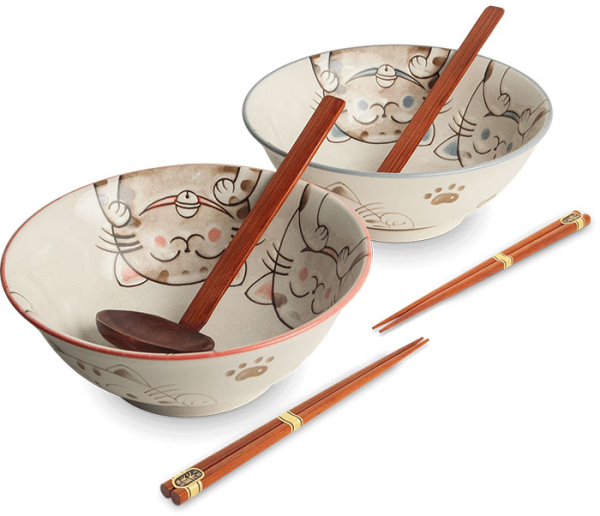 Ramen bowl set  2 Bowls Edo Japan at g-HoReCa 