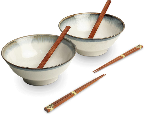 Schalen Set (Ramenschalen) Aurora Ø 22 cm | H9 cm Edo Japan bei g-HoReCa