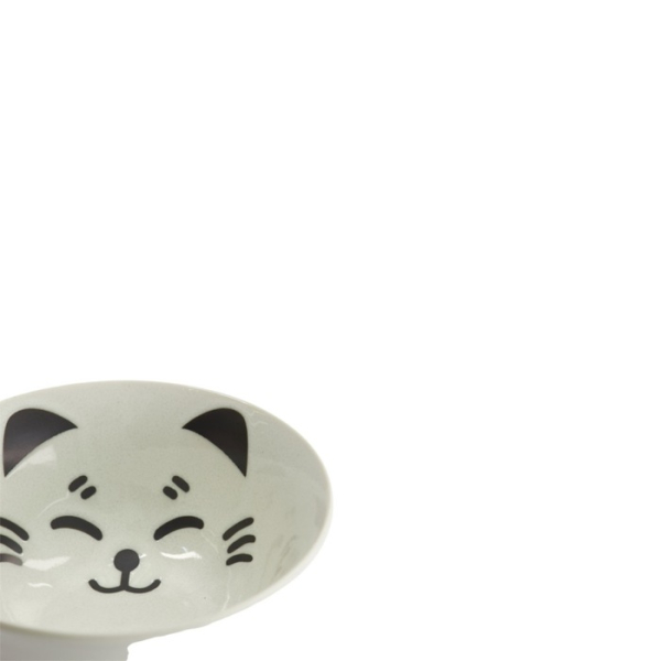 Reisschale Kawaii Cat Neko Weiß, Porzellan, Ø 15 × 7 cm, 500 ml, Art.-Nr. 617591