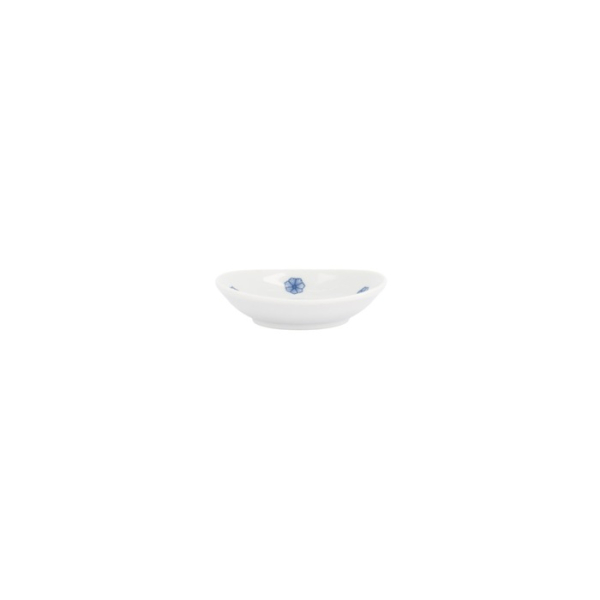 Sauce Bowl Kawaii Hananeko Cat Blue, Porcelain, Ø 9.8 × 2.5 cm, Item No. 618031