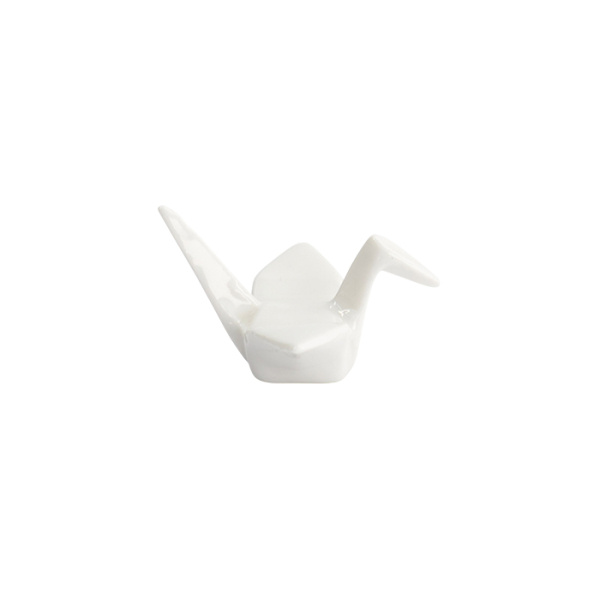 TDS, Chopsticks Rest, Crane, White, 5 x 5.5 x 3 cm, Item No. 7347