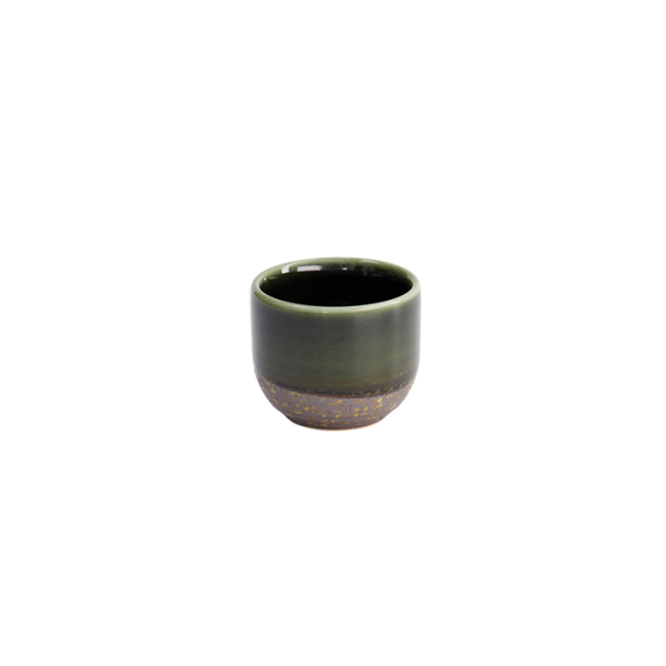 Sake-Becher Grün, Porzellan, Ø 4,8 × 4,5 cm, 50 ml, Art.-Nr. 7581
