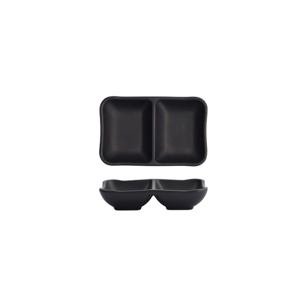 Tokyo Design Studio Sauce Bowl Black, Melamine, 13 × 8.5 × 3 cm