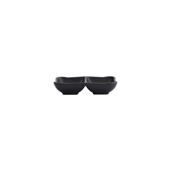 Sauce Bowl Black, Melamine, 13 × 8.5 × 3 cm, Item No. 8026