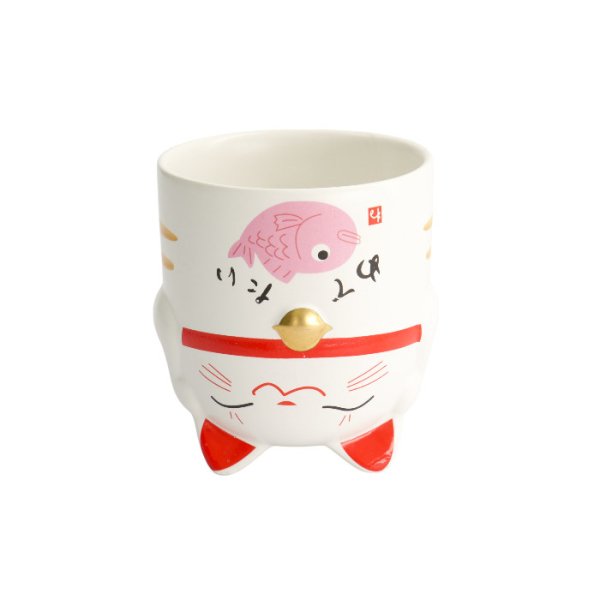 TDS, Kawaii Glückliche Katze (Lucky Cat) Tasse, Rosa, 350ml, Ø 8,7x10,2cm , Art Nr. 8077