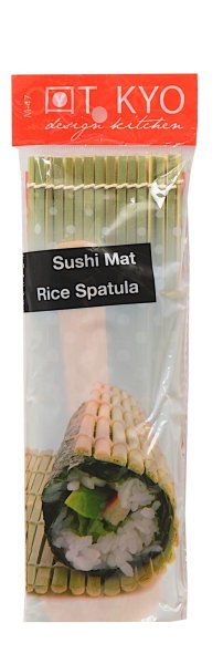 Sushi  Bambusmatte mit Reis-Spatel Shimoji bei g-HoReCa (Bild 1 von 2)
