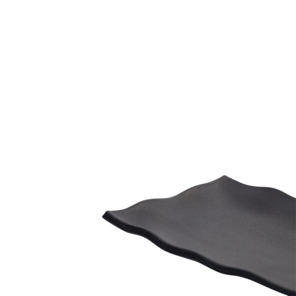 Serving Platter Zen Black, Melamine, 22.5 × 15 × 2.3 cm, Item No. 8554