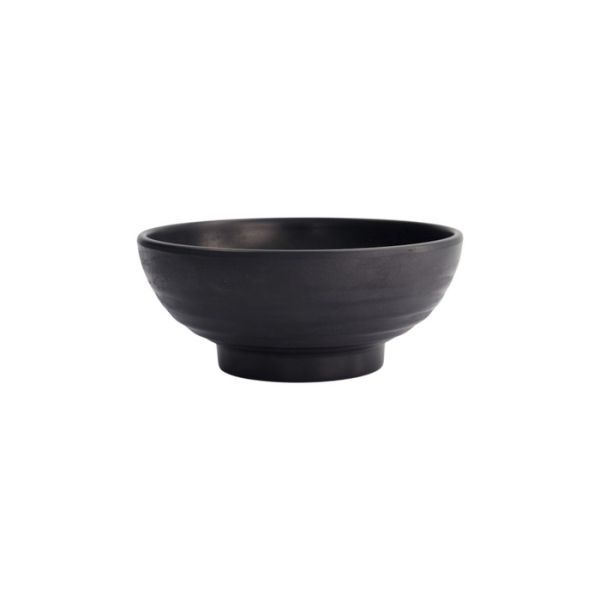 Noodle Bowl Black, Melamine, Ø 19 × 8 cm, 850 ml, Item No. 8556