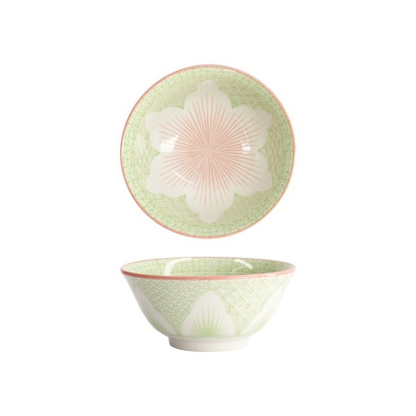 Tokyo Design Studio Bowl Mixed Bowls Oriental HB, Porcelain, Ø 15.5 × 7 cm, 500 ml