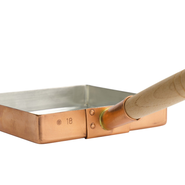 TDS, Copper Tamago Pan, Kitchenware, 21 cm, Item No. 9906