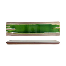 Tokyo Design Studio Serving Plate Mino Craft Green, Stoneware, 48 × 17 × 3.9 cm