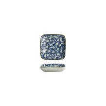 Tokyo Design Studio Sauce Bowl Mashiko Karakusa Blue/White, Porcelain, 9 × 9 × 1.6 cm