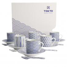 TDS, Espresso-Set, Nippon Blue, 18 Stk, Art.-Nr. 14887