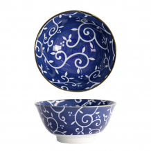 TDS, Schale, Tokyo Blue, Mixed Bowls, Karakusa, Ø 15 x 7 cm, 550 ml - Art Nr. 15403