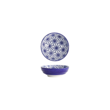 Tokyo Design Studio Saucenschale Nippon Blue Stars Blau/Weiß, Porzellan, Ø 9,5 × 3 cm, 150 ml