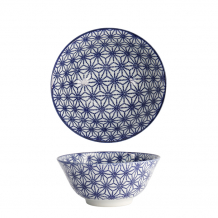TDS, Tayo Bowl, Nippon Blue, Stars, Ø 15.2 x 6.7 cm 500 ml - Item No. 16011