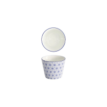 Tokyo Design Studio Teebecher Nippon Blue Stars Blau/Weiß, Porzellan, Ø 8,3 × 6,5 cm, 180 ml