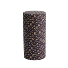 TDS, Tea Container S.S., 7.6x15.5cm, 200gr, Flower Dark Blue, Item no.: 16191