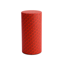 TDS, Tea Container S.S., 7.6x15.5cm, 200gr, Flower Red, Item no.: 16192