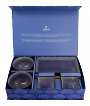 TDS, Sushi Set, Glassy Blue, 8tlg, Art.-Nr. 16272