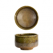 TDS, Matcha Bowl, Green/Brown,  Ø12x7.5cm, Item No. 16280